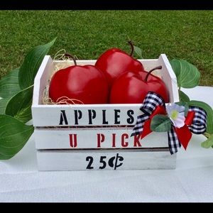 Fall Apple Crate Basket